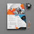 design professional, modern flyer, digital and print