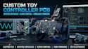design custom toy circuit board joystick interface servo controller and embedded