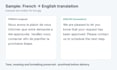 translate and proofread french to english documents