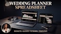 a wedding planner spreadsheet, event tracker and google sheets template