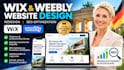 design, redesign interactive german weebly and wix website with SEO optimization