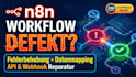 ich repariere n8n automationen, API integration, webhook fehler und workflow aut
