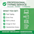 do fast data entry and typing with 36 wpm speed