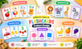 design colorful printable educational flashcards for kids