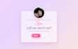 create a romantic anniversary and proposal website for coupl