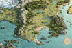 design fantasy map illustration isometric map