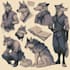 draw custom furry character art, fursona