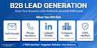 do linkedin lead generation and email list building