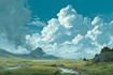 create fantasy landscape illustrations