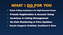 be your expert ticket broker virtual assistant for high demand events