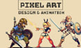 create pixel art character animation and game ready pixel sprite sheet
