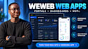build a responsive weweb web app, portal, or dashboard