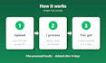 convert your PDF invoices into a clean excel spreadsheet