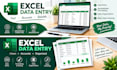 excel data entry and spreadsheet formatting