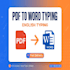 do marathi typing english typing and pdf to word typing