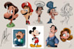 draw funny cartoon character, caricature, portrait