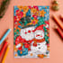 design hand drawn illustration christmas cards