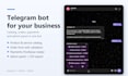create a telegram bot for your business with payments