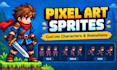 create pixel art sprite sheets and 2d game animations