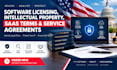 review software licensing, intellectual property saas terms, service agreement
