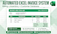 create automated excel invoice system