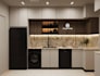 design and render a modern 3d kitchen design