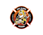 create a creative firefighter t shirt logo design