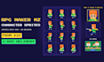 make game ready pixel art character sprite sheet for rpg maker mz