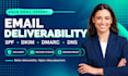 configure spf dkim dmarc for cold email deliverability