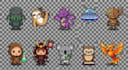 characters of pixel art