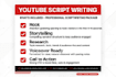 write viral youtube script and engaging video script