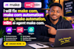 fix make com, make com automation set up, make automation, n8n ai agent make com