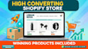 setup a shopify drop shipping store with winning products