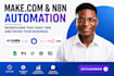 build make com automation workflows and n8n ai automation