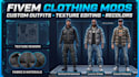 create custom fivem mod, fivem ped custom clothing, gta 5 modding, gtav prop