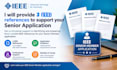 provide 3 ieee references to support your senior application
