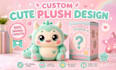 make custom plush toy amigurumi labubu plushies design