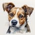 create a cartoon pet portrait from photo