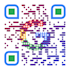 design qr code sticker card with call to action text