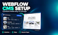 set up webflow cms collections, blogs, and dynamic pages