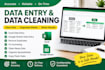 clean, format, merge, split excel data