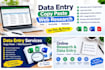do data entry, copy paste, and web research