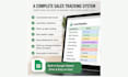 create a professional sales lead tracker