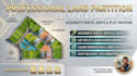 draw land partition plot division lot split boundary map parcel layout cad draft