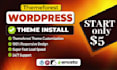install themeforest wordpress theme and import demo