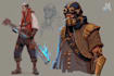 sci fi character concept illustration