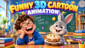 create funny 3d cartoon comedy animation video