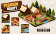 create low poly 3d environments and game ready assets