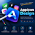 design professional android and ios app icons