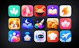 design modern and attractive app icon logo
